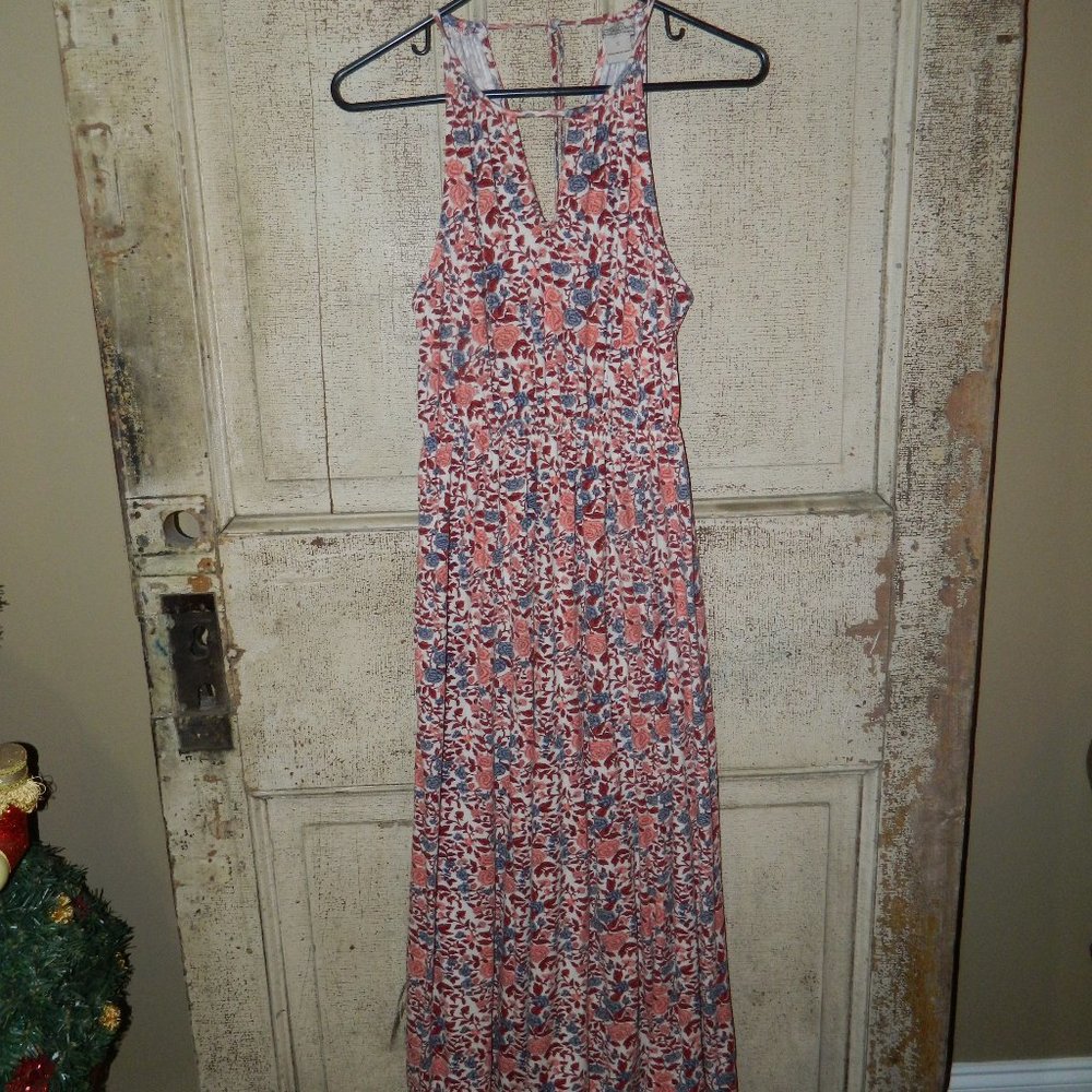 Lucky Brand Maxi Long Dress Boho Size Small (Y-26)